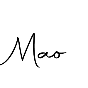 Design your own signature with our free online signature maker. With this signature software, you can create a handwritten (Autography-DOLnW) signature for name Mao. Mao signature style 10 images and pictures png