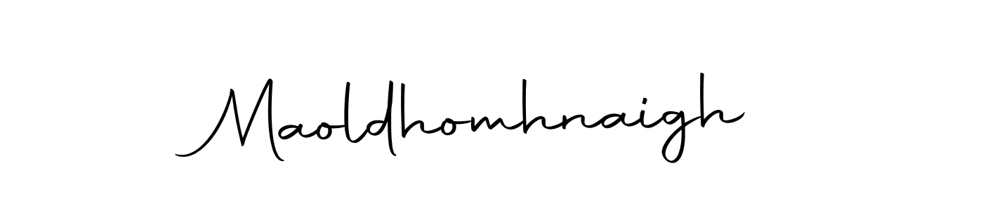 Maoldhomhnaigh stylish signature style. Best Handwritten Sign (Autography-DOLnW) for my name. Handwritten Signature Collection Ideas for my name Maoldhomhnaigh. Maoldhomhnaigh signature style 10 images and pictures png