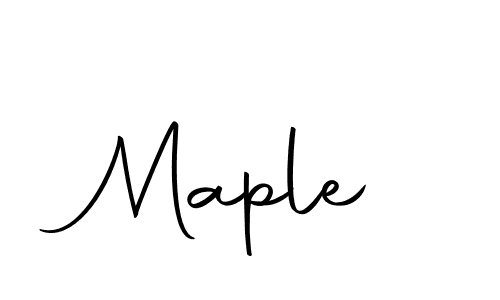 Create a beautiful signature design for name Maple. With this signature (Autography-DOLnW) fonts, you can make a handwritten signature for free. Maple signature style 10 images and pictures png