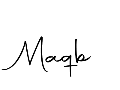 Create a beautiful signature design for name Maqb. With this signature (Autography-DOLnW) fonts, you can make a handwritten signature for free. Maqb signature style 10 images and pictures png