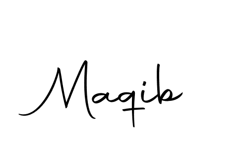 How to make Maqib name signature. Use Autography-DOLnW style for creating short signs online. This is the latest handwritten sign. Maqib signature style 10 images and pictures png