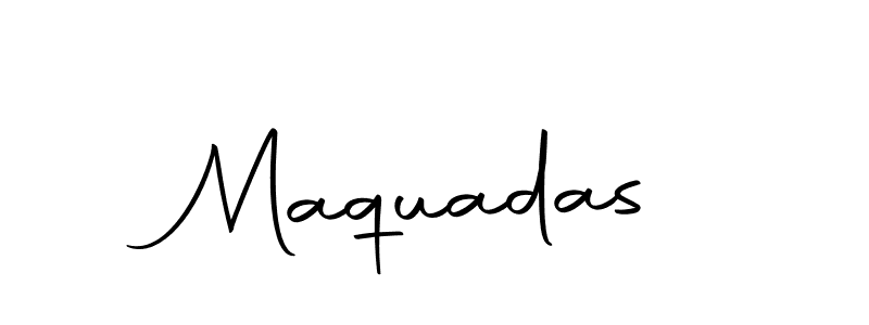 You should practise on your own different ways (Autography-DOLnW) to write your name (Maquadas) in signature. don't let someone else do it for you. Maquadas signature style 10 images and pictures png