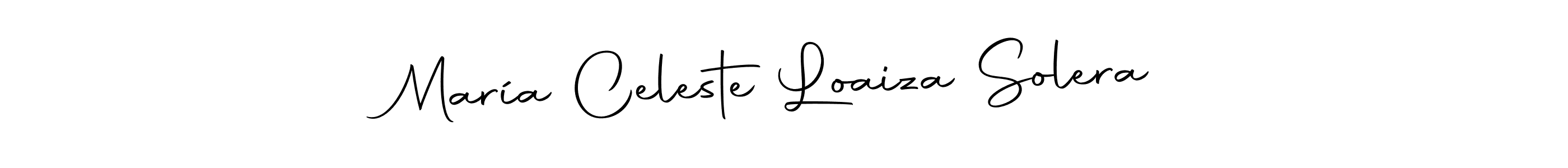 Also we have María Celeste Loaiza Solera name is the best signature style. Create professional handwritten signature collection using Autography-DOLnW autograph style. María Celeste Loaiza Solera signature style 10 images and pictures png