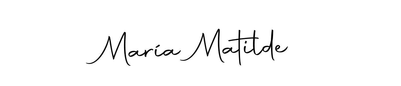 How to make María Matilde signature? Autography-DOLnW is a professional autograph style. Create handwritten signature for María Matilde name. María Matilde signature style 10 images and pictures png