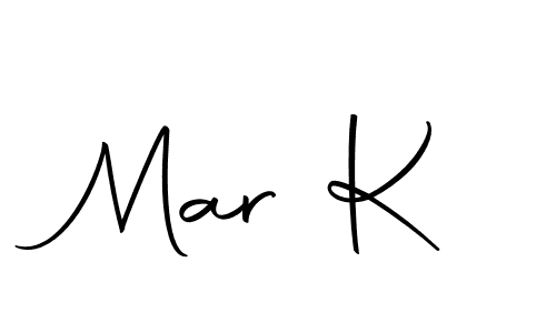 Make a beautiful signature design for name Mar K. With this signature (Autography-DOLnW) style, you can create a handwritten signature for free. Mar K signature style 10 images and pictures png