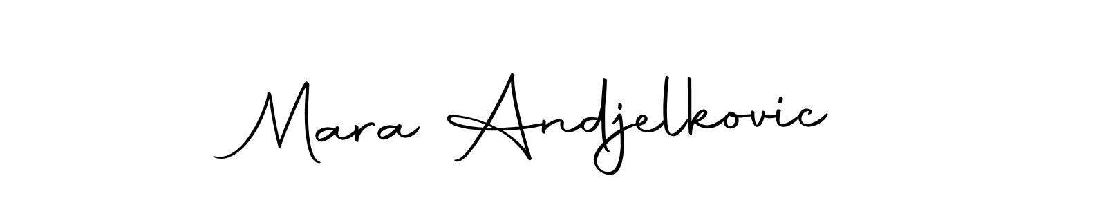 Make a beautiful signature design for name Mara Andjelkovic. Use this online signature maker to create a handwritten signature for free. Mara Andjelkovic signature style 10 images and pictures png