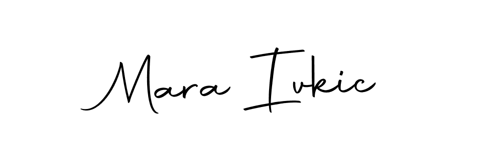 Design your own signature with our free online signature maker. With this signature software, you can create a handwritten (Autography-DOLnW) signature for name Mara Ivkic. Mara Ivkic signature style 10 images and pictures png
