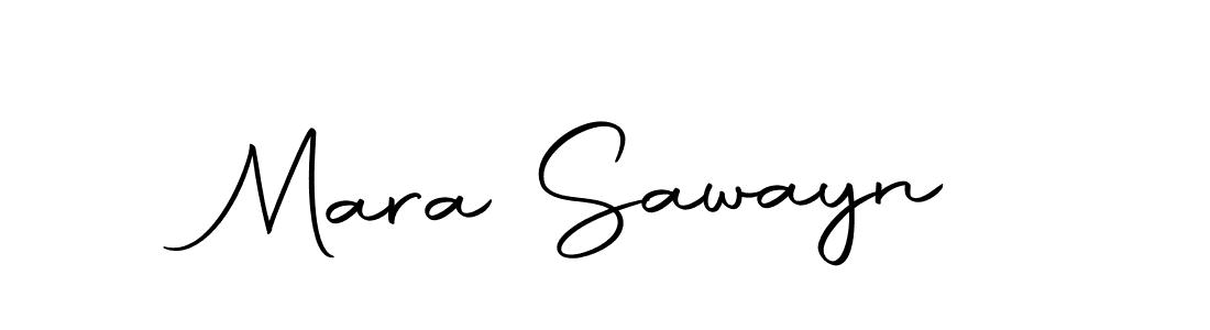 Create a beautiful signature design for name Mara Sawayn. With this signature (Autography-DOLnW) fonts, you can make a handwritten signature for free. Mara Sawayn signature style 10 images and pictures png