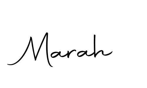Design your own signature with our free online signature maker. With this signature software, you can create a handwritten (Autography-DOLnW) signature for name Marah. Marah signature style 10 images and pictures png
