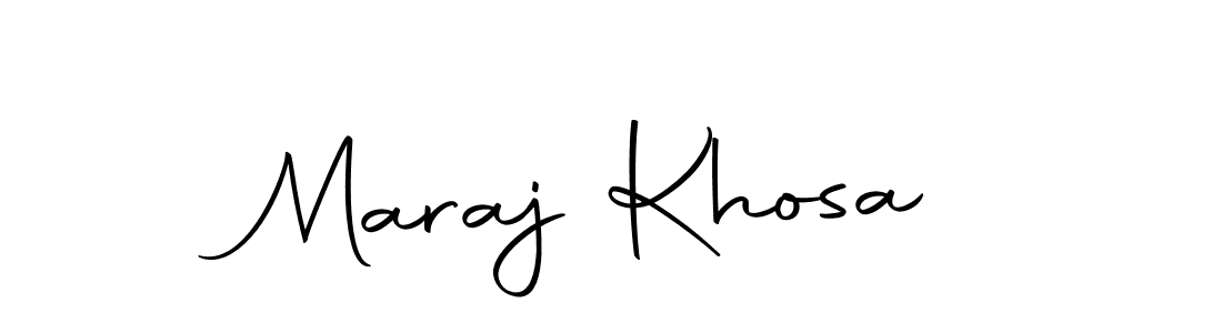 Use a signature maker to create a handwritten signature online. With this signature software, you can design (Autography-DOLnW) your own signature for name Maraj Khosa. Maraj Khosa signature style 10 images and pictures png