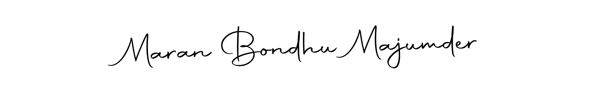 Once you've used our free online signature maker to create your best signature Autography-DOLnW style, it's time to enjoy all of the benefits that Maran Bondhu Majumder name signing documents. Maran Bondhu Majumder signature style 10 images and pictures png