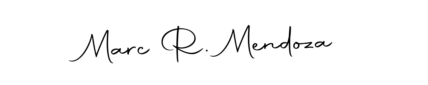 Make a beautiful signature design for name Marc R. Mendoza. Use this online signature maker to create a handwritten signature for free. Marc R. Mendoza signature style 10 images and pictures png