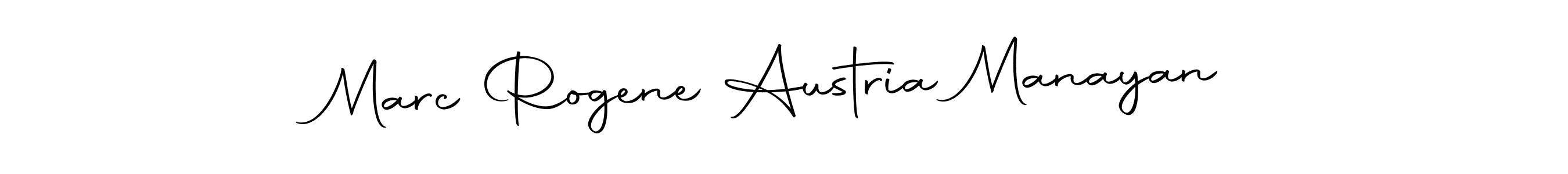 Also we have Marc Rogene Austria Manayan name is the best signature style. Create professional handwritten signature collection using Autography-DOLnW autograph style. Marc Rogene Austria Manayan signature style 10 images and pictures png