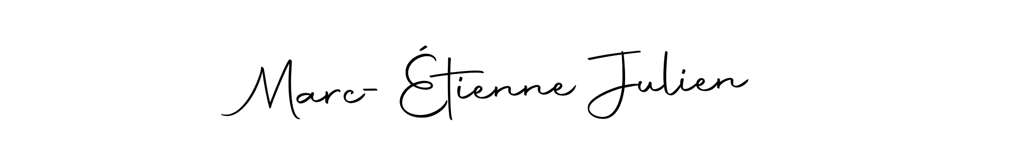 Make a short Marc-Étienne Julien signature style. Manage your documents anywhere anytime using Autography-DOLnW. Create and add eSignatures, submit forms, share and send files easily. Marc-Étienne Julien signature style 10 images and pictures png