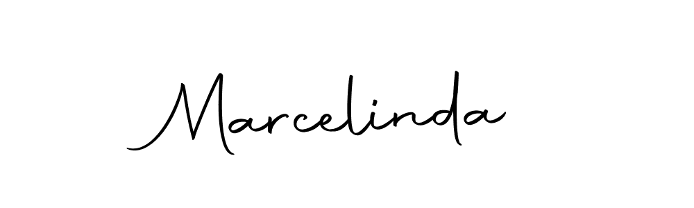 Make a beautiful signature design for name Marcelinda. With this signature (Autography-DOLnW) style, you can create a handwritten signature for free. Marcelinda signature style 10 images and pictures png