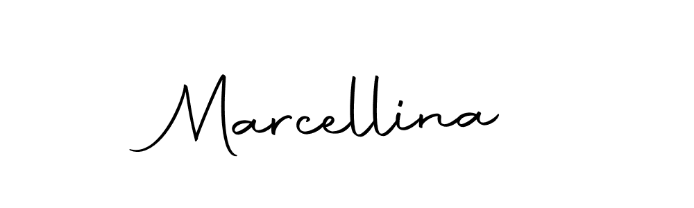 Make a beautiful signature design for name Marcellina. With this signature (Autography-DOLnW) style, you can create a handwritten signature for free. Marcellina signature style 10 images and pictures png