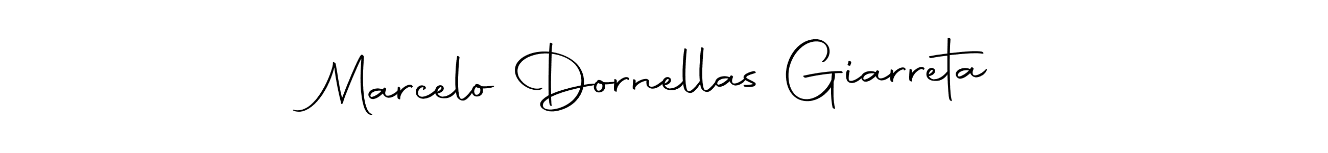 Design your own signature with our free online signature maker. With this signature software, you can create a handwritten (Autography-DOLnW) signature for name Marcelo Dornellas Giarreta. Marcelo Dornellas Giarreta signature style 10 images and pictures png