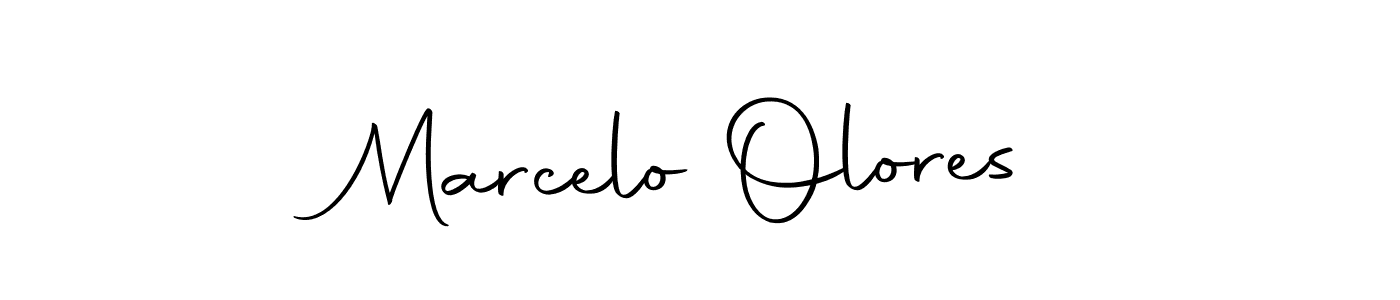 How to make Marcelo Olores signature? Autography-DOLnW is a professional autograph style. Create handwritten signature for Marcelo Olores name. Marcelo Olores signature style 10 images and pictures png