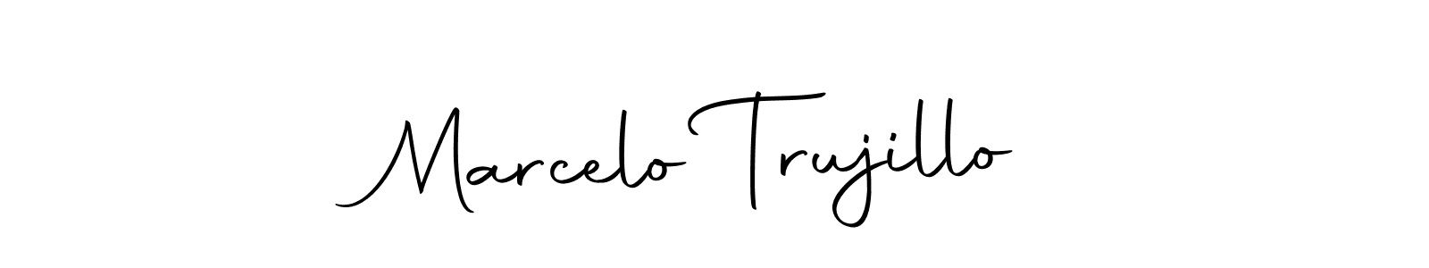 Make a short Marcelo Trujillo signature style. Manage your documents anywhere anytime using Autography-DOLnW. Create and add eSignatures, submit forms, share and send files easily. Marcelo Trujillo signature style 10 images and pictures png
