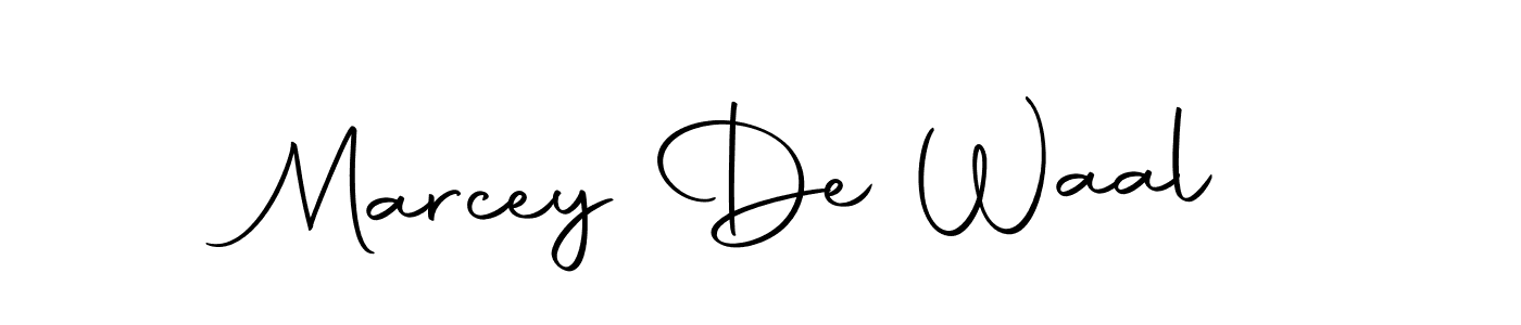 if you are searching for the best signature style for your name Marcey De Waal. so please give up your signature search. here we have designed multiple signature styles  using Autography-DOLnW. Marcey De Waal signature style 10 images and pictures png
