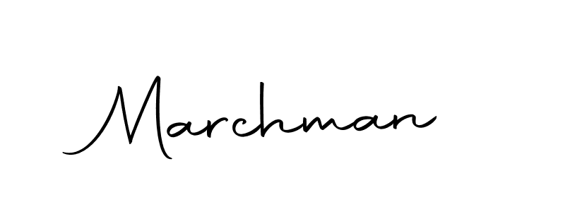 Make a beautiful signature design for name Marchman. With this signature (Autography-DOLnW) style, you can create a handwritten signature for free. Marchman signature style 10 images and pictures png