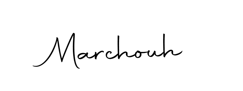 Design your own signature with our free online signature maker. With this signature software, you can create a handwritten (Autography-DOLnW) signature for name Marchouh. Marchouh signature style 10 images and pictures png