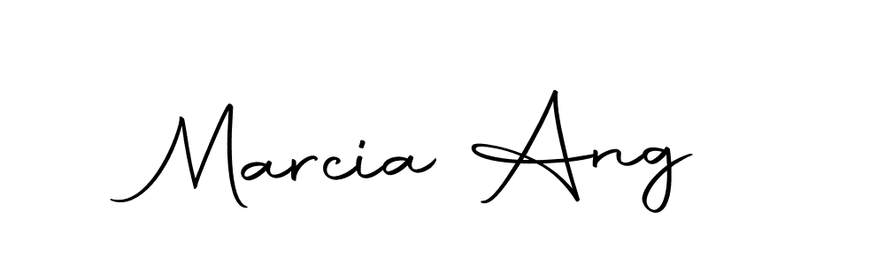 How to make Marcia Ang name signature. Use Autography-DOLnW style for creating short signs online. This is the latest handwritten sign. Marcia Ang signature style 10 images and pictures png