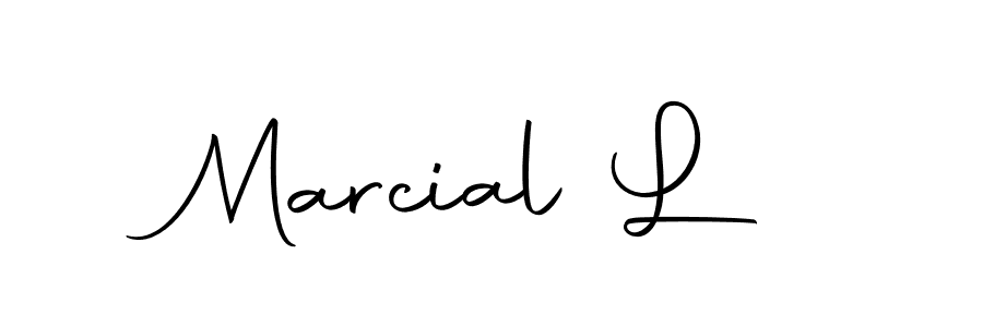 Make a beautiful signature design for name Marcial L. Use this online signature maker to create a handwritten signature for free. Marcial L signature style 10 images and pictures png