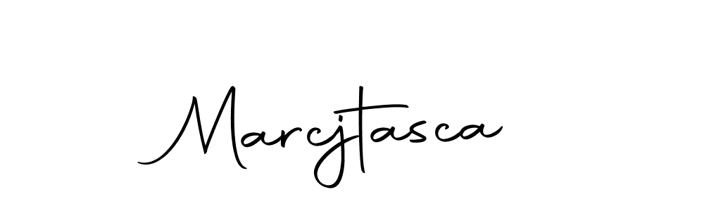 You should practise on your own different ways (Autography-DOLnW) to write your name (Marcjtasca) in signature. don't let someone else do it for you. Marcjtasca signature style 10 images and pictures png