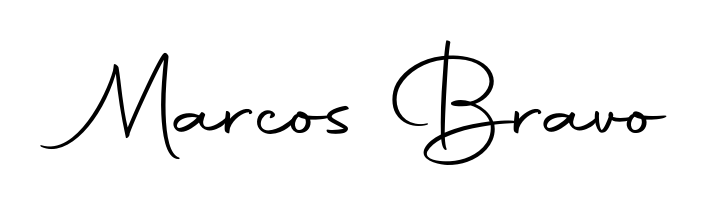Marcos Bravo stylish signature style. Best Handwritten Sign (Autography-DOLnW) for my name. Handwritten Signature Collection Ideas for my name Marcos Bravo. Marcos Bravo signature style 10 images and pictures png