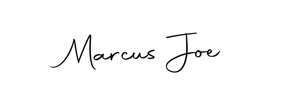 Design your own signature with our free online signature maker. With this signature software, you can create a handwritten (Autography-DOLnW) signature for name Marcus Joe. Marcus Joe signature style 10 images and pictures png