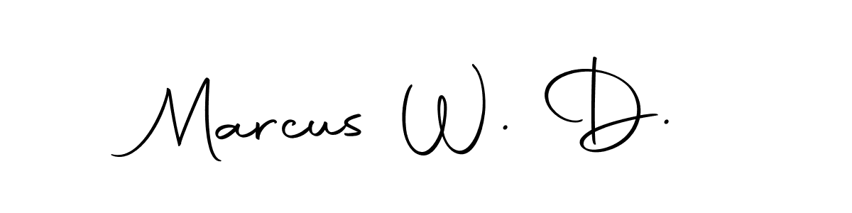 Autography-DOLnW is a professional signature style that is perfect for those who want to add a touch of class to their signature. It is also a great choice for those who want to make their signature more unique. Get Marcus W. D. name to fancy signature for free. Marcus W. D. signature style 10 images and pictures png