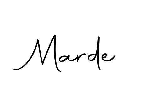 Similarly Autography-DOLnW is the best handwritten signature design. Signature creator online .You can use it as an online autograph creator for name Marde. Marde signature style 10 images and pictures png