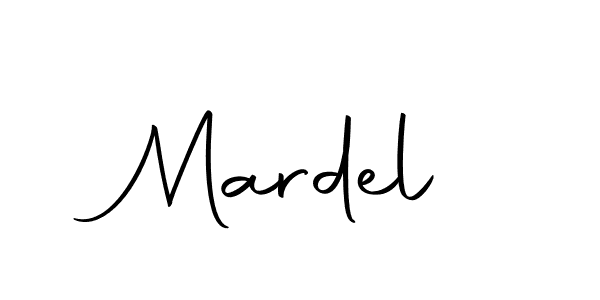 Design your own signature with our free online signature maker. With this signature software, you can create a handwritten (Autography-DOLnW) signature for name Mardel. Mardel signature style 10 images and pictures png