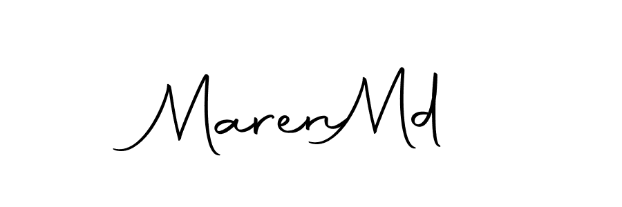 Create a beautiful signature design for name Maren  Md. With this signature (Autography-DOLnW) fonts, you can make a handwritten signature for free. Maren  Md signature style 10 images and pictures png