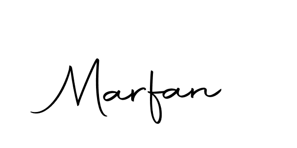 You should practise on your own different ways (Autography-DOLnW) to write your name (Marfan) in signature. don't let someone else do it for you. Marfan signature style 10 images and pictures png