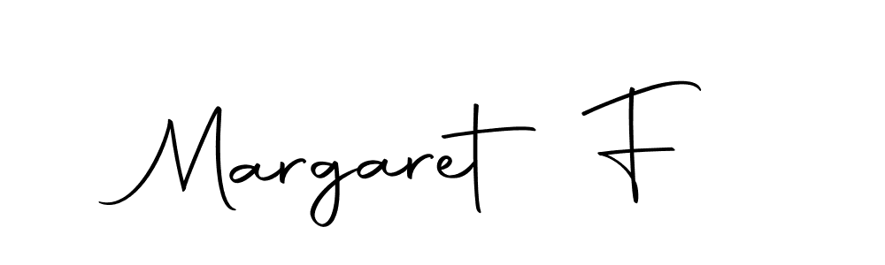 It looks lik you need a new signature style for name Margaret F. Design unique handwritten (Autography-DOLnW) signature with our free signature maker in just a few clicks. Margaret F signature style 10 images and pictures png