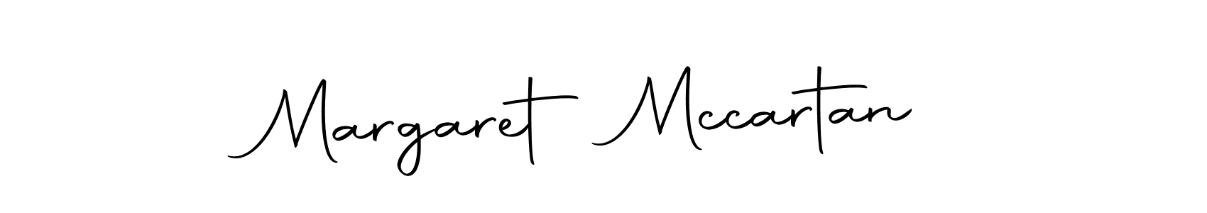 How to make Margaret Mccartan name signature. Use Autography-DOLnW style for creating short signs online. This is the latest handwritten sign. Margaret Mccartan signature style 10 images and pictures png