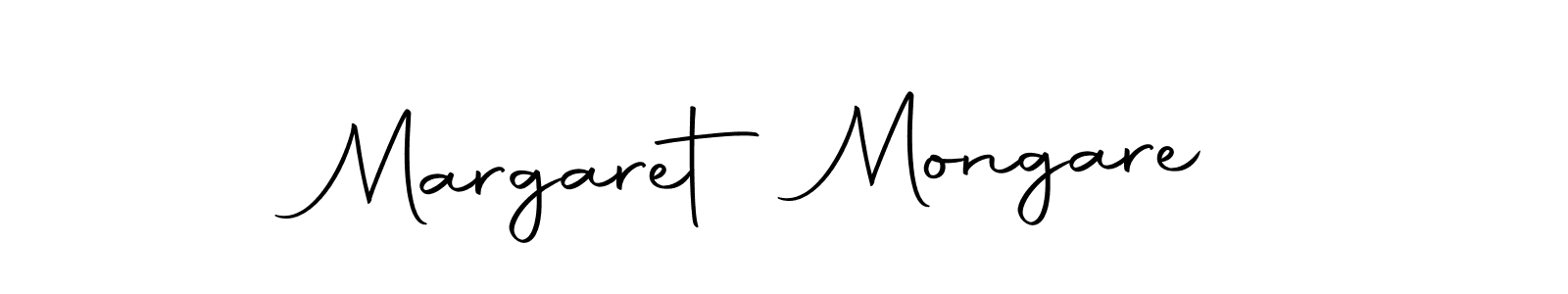 Design your own signature with our free online signature maker. With this signature software, you can create a handwritten (Autography-DOLnW) signature for name Margaret Mongare. Margaret Mongare signature style 10 images and pictures png