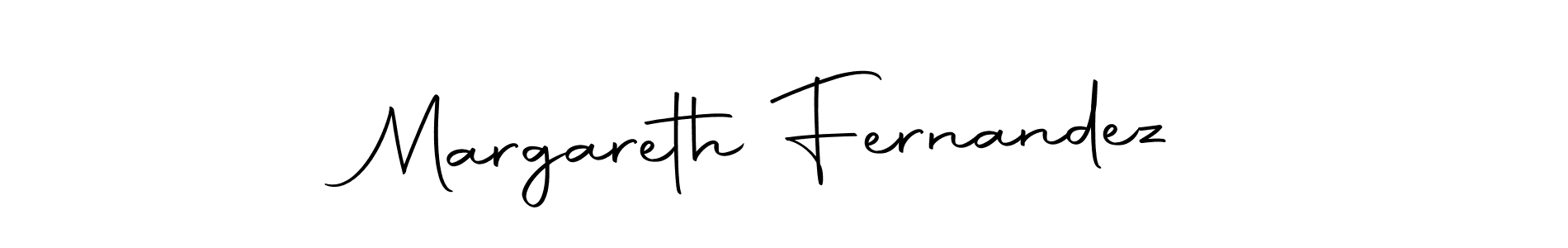Create a beautiful signature design for name Margareth Fernandez. With this signature (Autography-DOLnW) fonts, you can make a handwritten signature for free. Margareth Fernandez signature style 10 images and pictures png