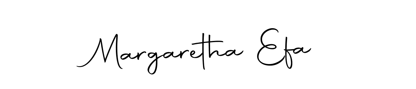 How to make Margaretha Efa name signature. Use Autography-DOLnW style for creating short signs online. This is the latest handwritten sign. Margaretha Efa signature style 10 images and pictures png