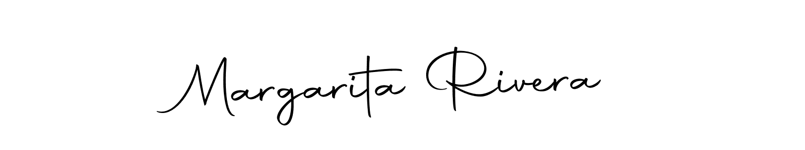 How to make Margarita Rivera name signature. Use Autography-DOLnW style for creating short signs online. This is the latest handwritten sign. Margarita Rivera signature style 10 images and pictures png