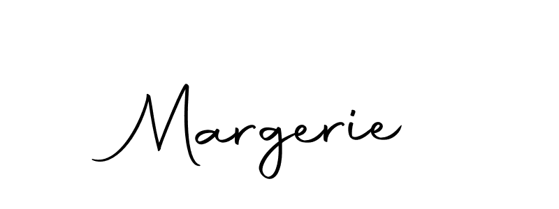 Make a beautiful signature design for name Margerie. With this signature (Autography-DOLnW) style, you can create a handwritten signature for free. Margerie signature style 10 images and pictures png