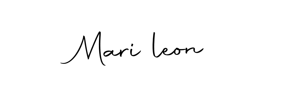 Create a beautiful signature design for name MariĆleon. With this signature (Autography-DOLnW) fonts, you can make a handwritten signature for free. MariĆleon signature style 10 images and pictures png