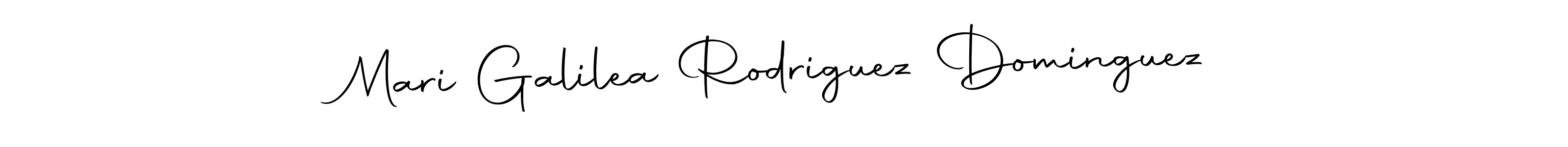 Make a beautiful signature design for name Mari Galilea Rodriguez Dominguez. With this signature (Autography-DOLnW) style, you can create a handwritten signature for free. Mari Galilea Rodriguez Dominguez signature style 10 images and pictures png