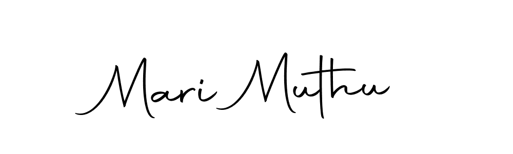 Make a beautiful signature design for name Mari Muthu. With this signature (Autography-DOLnW) style, you can create a handwritten signature for free. Mari Muthu signature style 10 images and pictures png