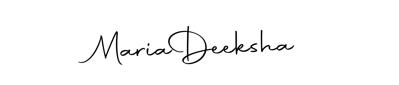 Also we have Maria  Deeksha name is the best signature style. Create professional handwritten signature collection using Autography-DOLnW autograph style. Maria  Deeksha signature style 10 images and pictures png