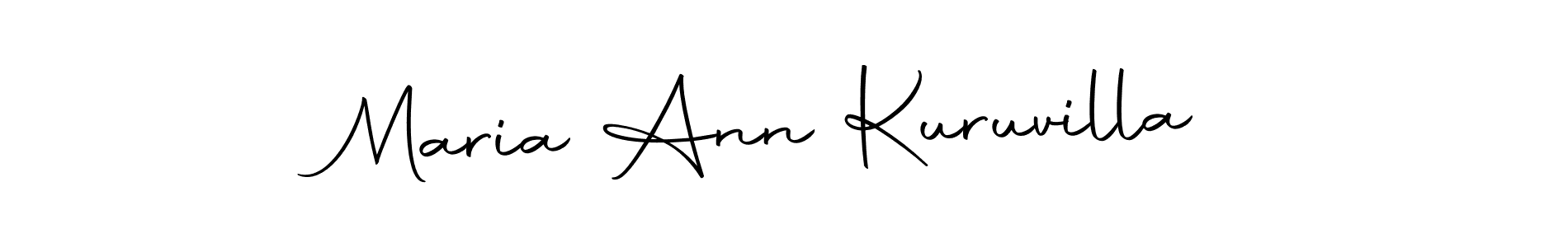 This is the best signature style for the Maria Ann Kuruvilla name. Also you like these signature font (Autography-DOLnW). Mix name signature. Maria Ann Kuruvilla signature style 10 images and pictures png