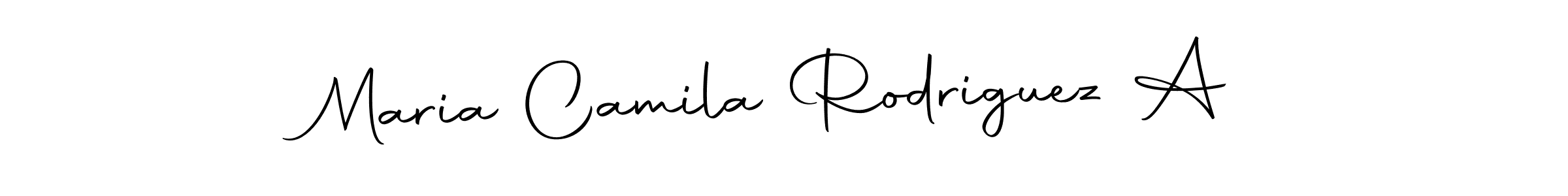 This is the best signature style for the Maria Camila Rodriguez A name. Also you like these signature font (Autography-DOLnW). Mix name signature. Maria Camila Rodriguez A signature style 10 images and pictures png