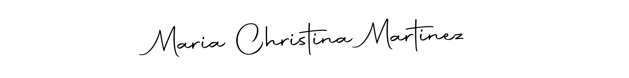 Make a short Maria Christina Martinez signature style. Manage your documents anywhere anytime using Autography-DOLnW. Create and add eSignatures, submit forms, share and send files easily. Maria Christina Martinez signature style 10 images and pictures png